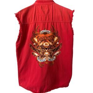 Vintage Biker Design 2008 Bike Week Myrtle Beach 
Muscle Shirt 100 Cotton Medium
